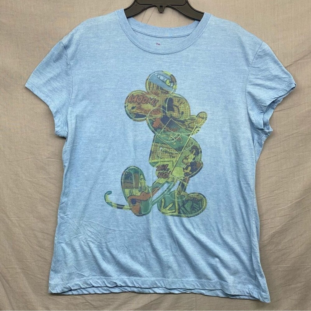 Disney T-Shirt Mickey amouse Graphic Blue Girls Size | XXL